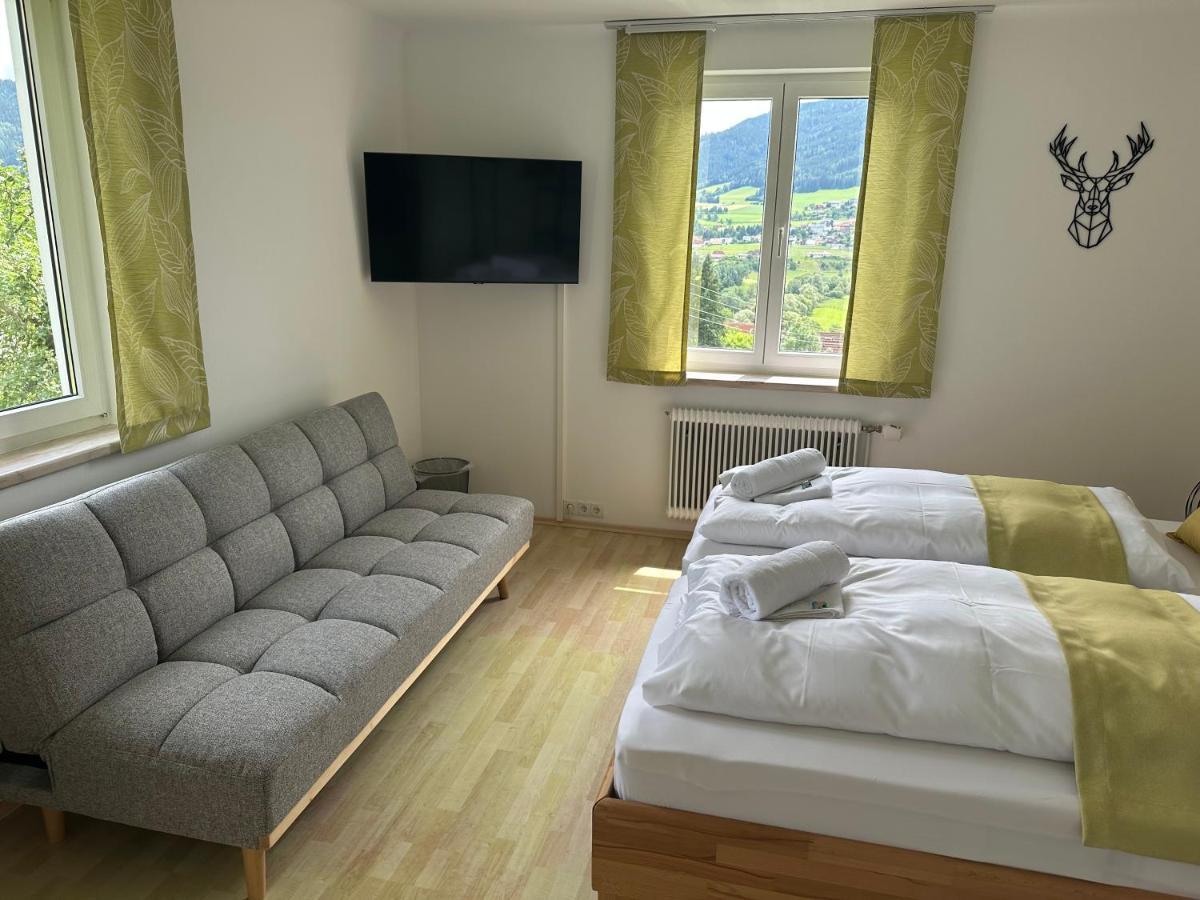 Panoramablick Scheifling Leilighet Lind bei Scheifling Eksteriør bilde
