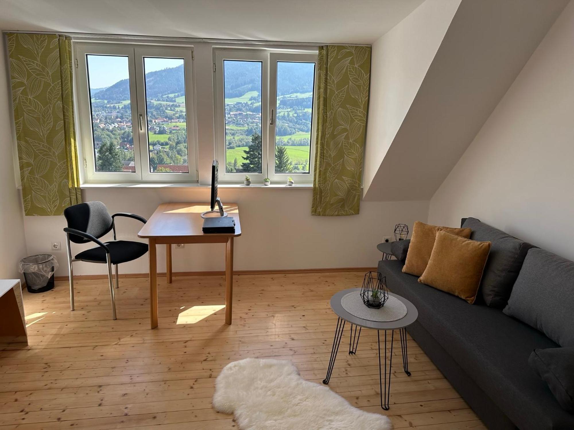 Panoramablick Scheifling Leilighet Lind bei Scheifling Eksteriør bilde